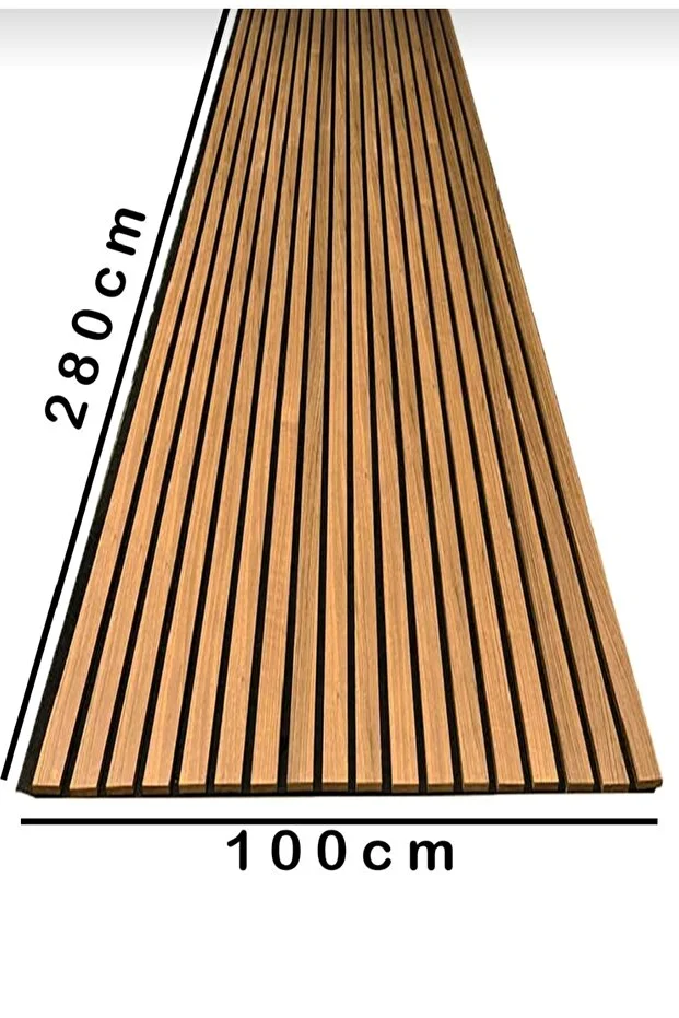 Mdf Ahşap Akustik Duvar Paneli 100x280